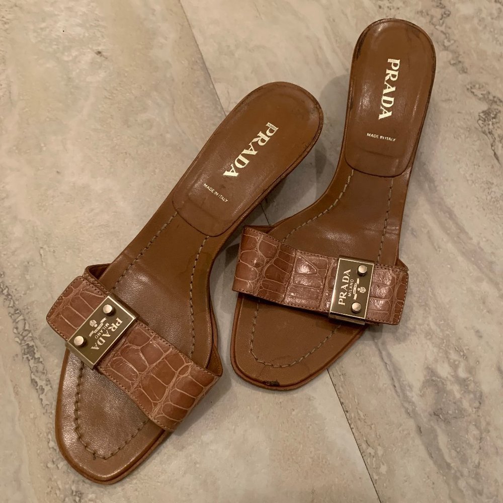 Prada vero cuoio brown
